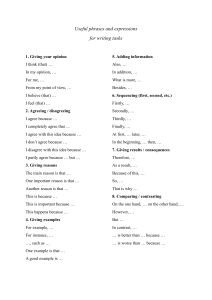 Useful Phrases for Writing Tasks