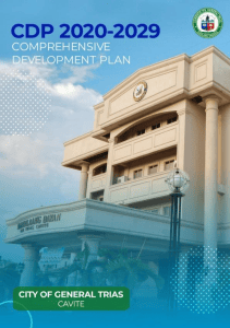 General Trias CDP 2020-2029 Comprehensive Development Plan