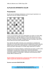 Alfiles de diferente color: Estrategia de ajedrez