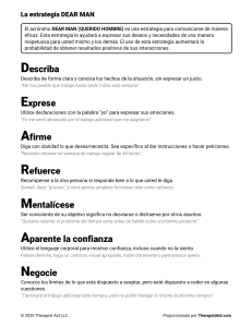 Gu&iacute;a de la estrategia DEAR MAN