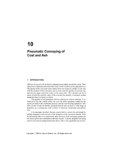 Pneumatic Conveying of Coal and Ash: Technical Guide
