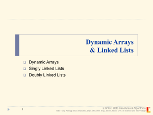 Dynamic Arrays & Linked Lists - Data Structures & Algorithms