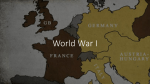 World War I: Causes, Theories, and Key Events