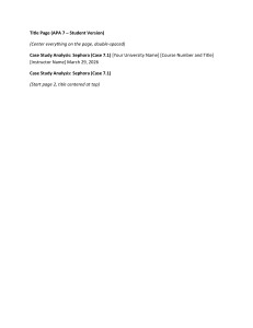 Sephora Case Study: Organizational Behavior Analysis