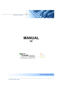 Manual de Excel Avanzado para Ingenier&iacute;a Civil