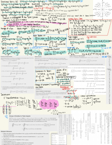 Notas de C&aacute;lculo Multivariable: Derivadas y Integrales