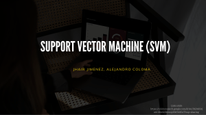SVM: M&aacute;quina de Vectores de Soporte - Explicaci&oacute;n y Ejemplos