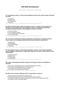 Soft Skill Development Mock Exam 5