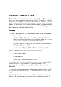 Tottenham Hotspur Case Study