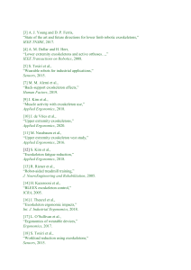 Exoskeleton Research References