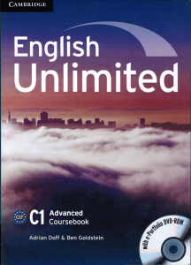 English Unlimited C1 Advanced Coursebook by Doff & Goldstein