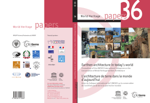 Architecture de terre aujourd'hui : Actes du colloque UNESCO