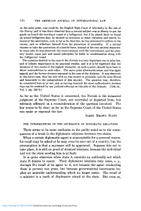 International Law Journal: Prize Law & Diplomatic Relations