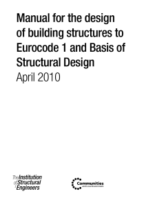 Manual for Building Structures Design to Eurocode 1 & EC0