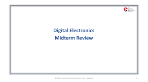 Digital Electronics Midterm Review Problems & Solutions