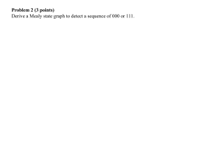 Digital Logic Problems: Mealy State Graphs, Flip-Flops