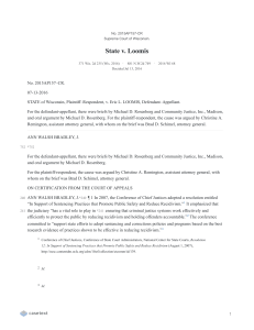 State v. Loomis 2016 WI 68 Supreme Court of Wisconsin Opinion