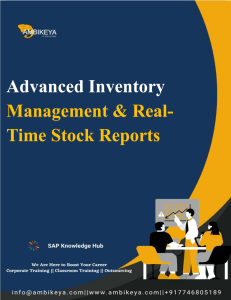 Advanced Inventory Management & Real-Time Stock Reports
