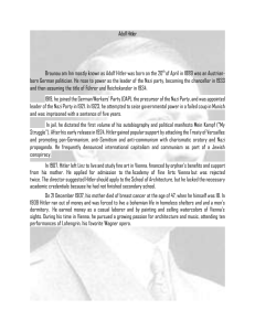 Adolf Hitler: Biography and Rise to Power
