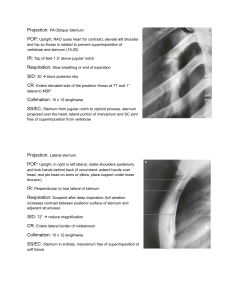 Radiography Manual: Projections for Sternum, Airway, Ribs