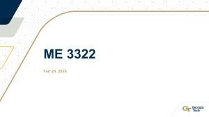ME 3322 Thermodynamics Lecture: Cycles, Entropy, Carnot Cycle