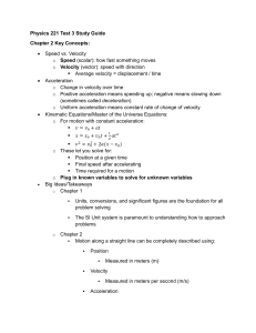 Physics 221 Test 3 Study Guide: Key Concepts