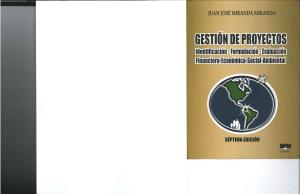 Gesti&oacute;n de Proyectos: Identificaci&oacute;n, Formulaci&oacute;n, Evaluaci&oacute;n
