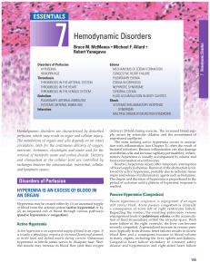 Hemodynamic Disorders: Essentials of Pathology