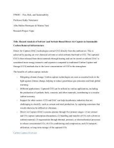 Hazard Analysis of Solvent & Sorbent DAC in Carbon Removal