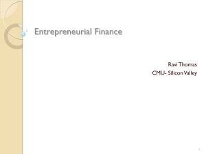 Entrepreneurial Finance: Funding & VC Strategies