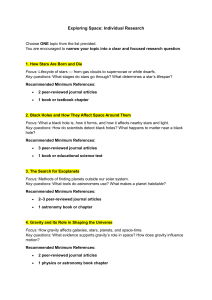 Exploring Space: Individual Research Project Guide