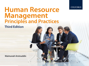 HRM Recruitment and Selection Chapter