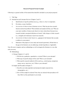 Research Proposal Format Example