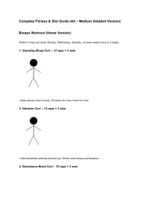 Complete Fitness & Diet Guide: Biceps & GERD-Safe Workouts