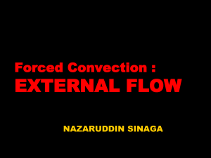 Forced Convection External Flow Textbook Chapter