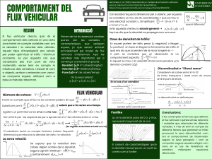 Comportament del Flux Vehicular: Model de Simulaci&oacute;