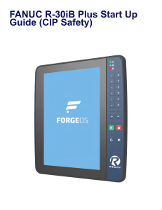 FANUC R-30iB Plus Startup Guide (CIP Safety)
