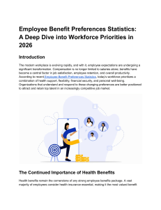 Employee Benefit Preferences 2026: Workforce Trends Report