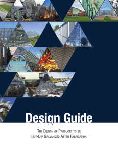Hot-Dip Galvanizing Design Guide: Products After Fabrication