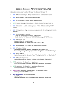 AVCS Session Manager Configuration Guide