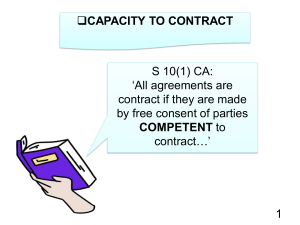 Capacity to Contract: Legal Principles & Exceptions