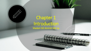 Chapter 1: Introduction to Malaysian Company Law