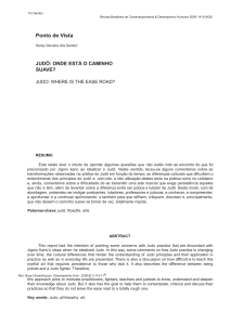 Judo: Onde Est&aacute; o Caminho Suave? An&aacute;lise Filos&oacute;fica