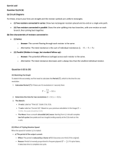 Physics Exam Questions: Circuit Diagrams & Resistor Characteristics