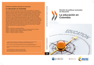 Revisi&oacute;n de pol&iacute;ticas educativas en Colombia