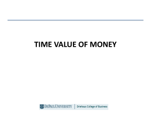 Time Value of Money: Finance Fundamentals