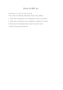 Math 53 HW #1: Homework Assignment