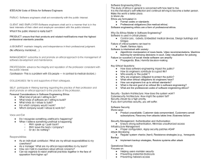 IEEE/ACM Software Engineering Ethics Guide