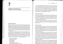 Design Proposals Chapter 7: Engineering Project Management