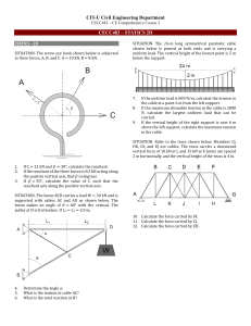 CECC483 Statics 2D Problems - CIT-U Civil Engineering